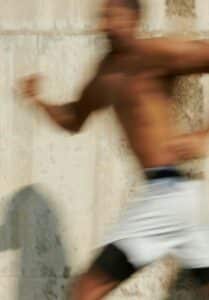 man running